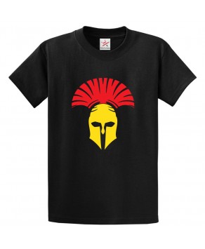 Corinthian Warrior Helmet Classic Unisex Kids and Adults T-Shirt for Greek Mythology Fans